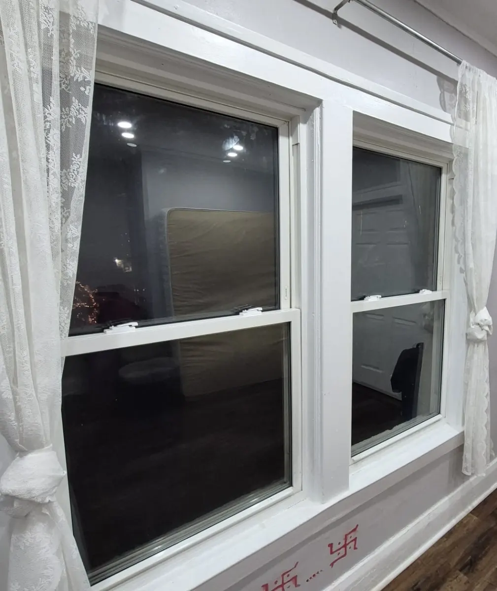 Living room window cleaned